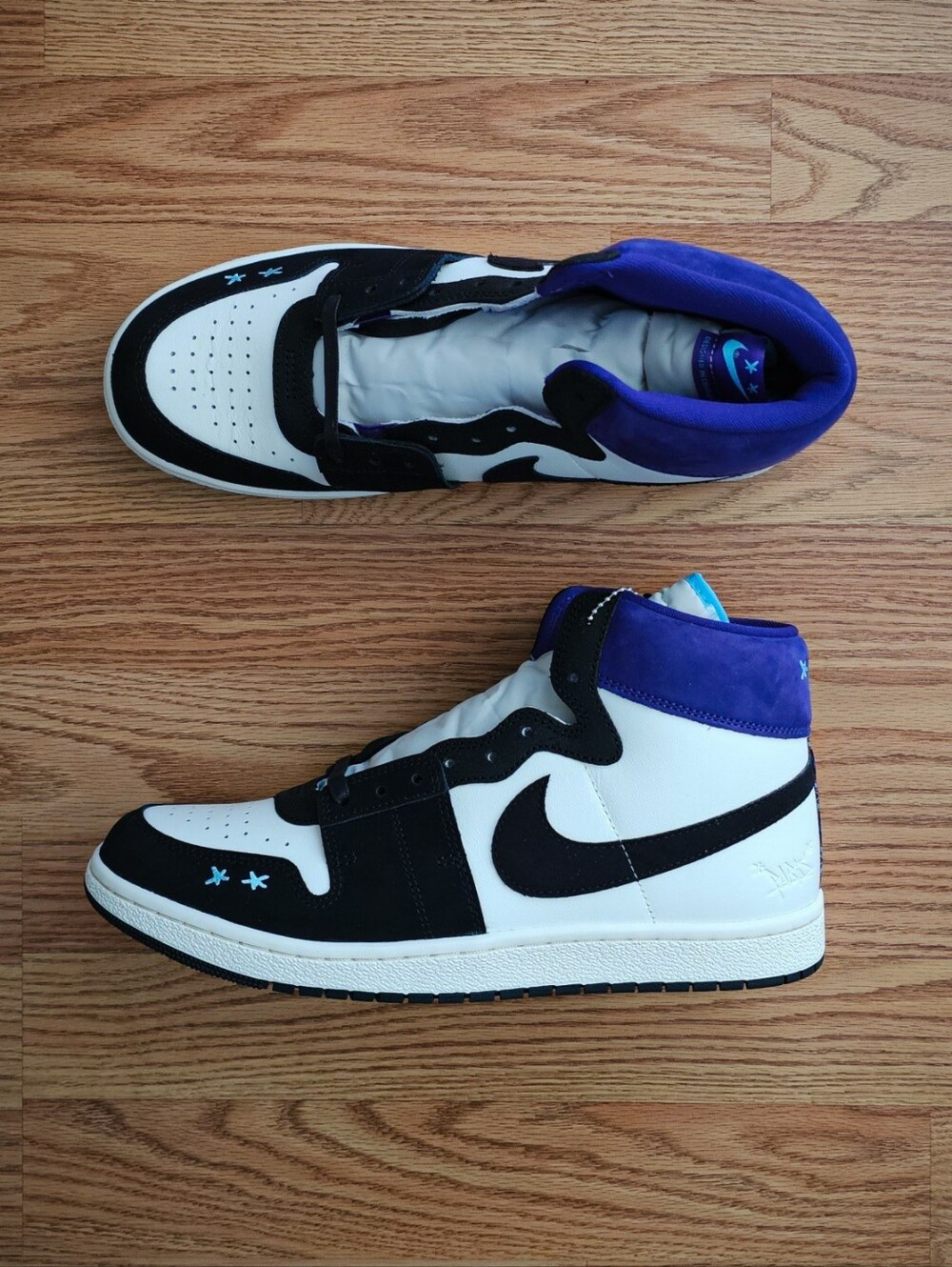 Nike Men's Air Jordan 1 Paris Opium Ship PE SP Court Purple FQ8281-100 Sneakers